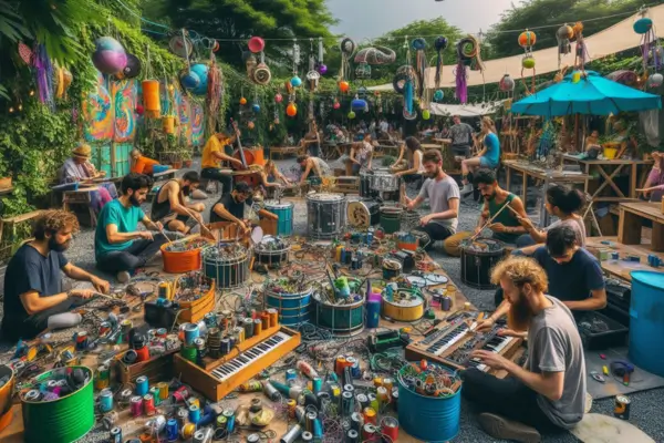 Do Lixo ao Som: Criando Instrumentos Únicos com Resíduos Eletrônicos