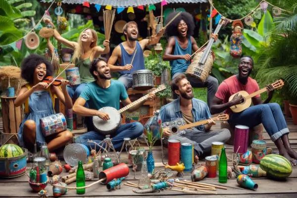 Sucata que Canta: Guia DIY de Instrumentos Eletrônicos Alternativos